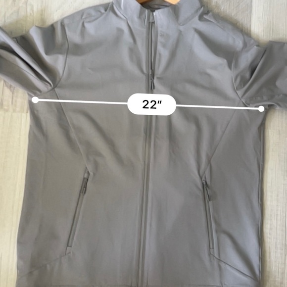 Levelwear Golf Protect Rain Jacket Club Collar Mens large gray - Picture 2 of 7